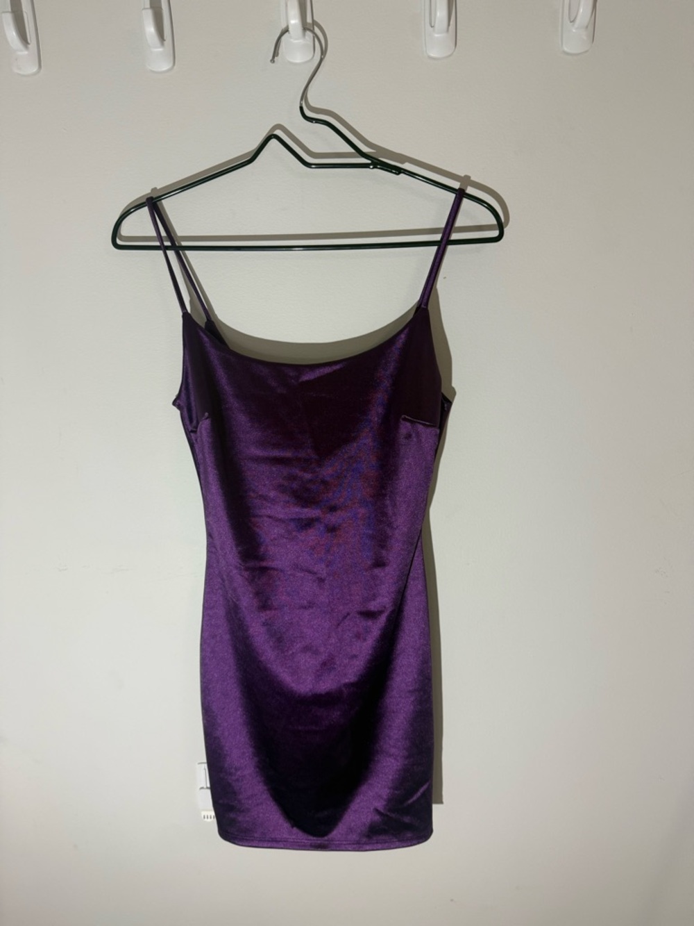 Windsor Satin Purple Mini Slip Dress